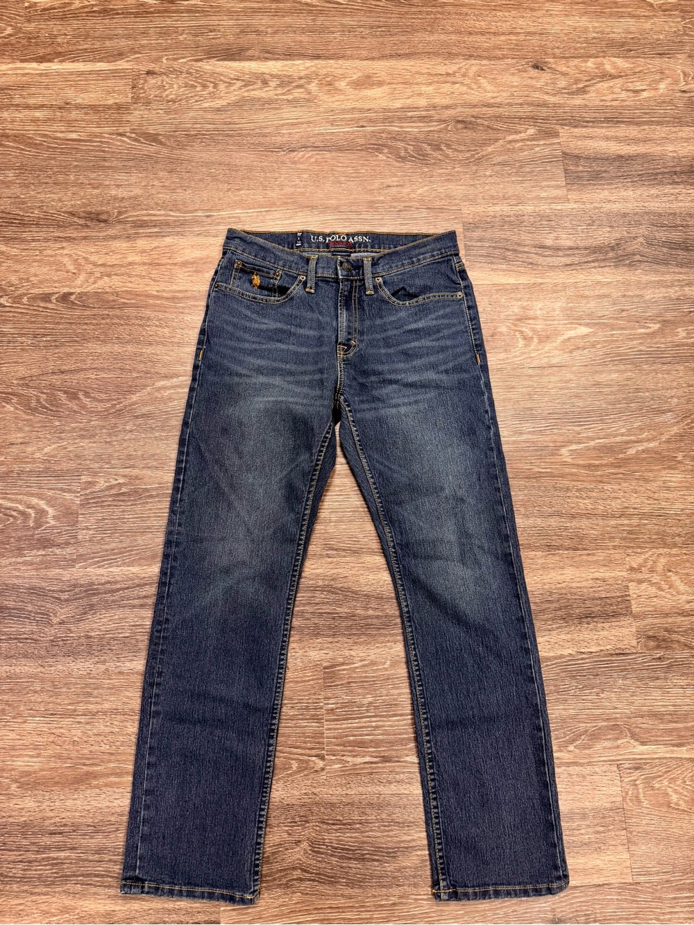 U.S. Polo Assn Denim Co Activate Stretch Jeans Men's 30x30 Straight Blue